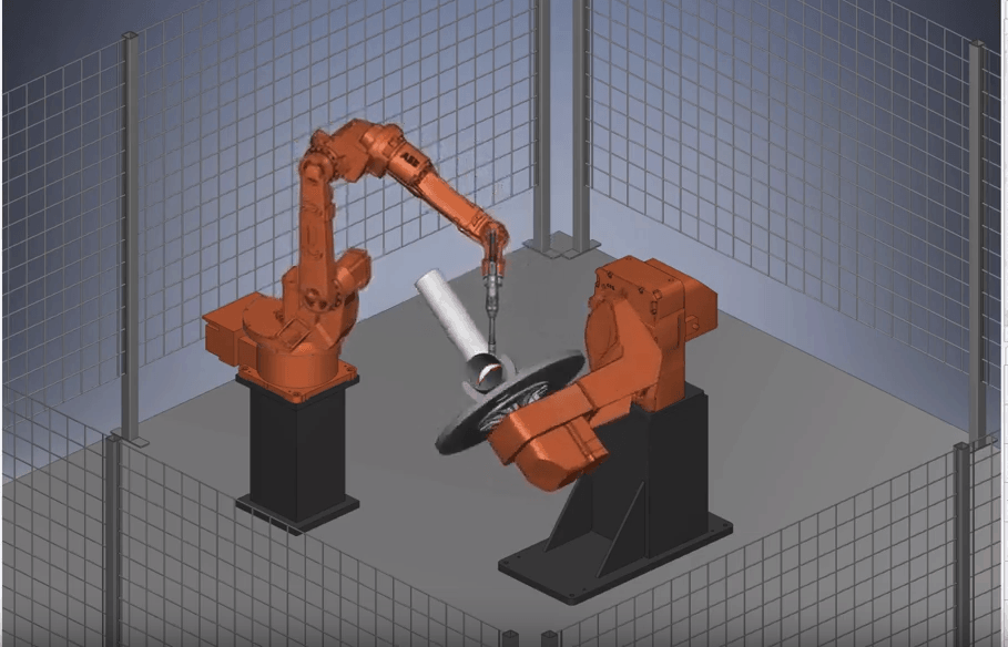 Robot welding automation