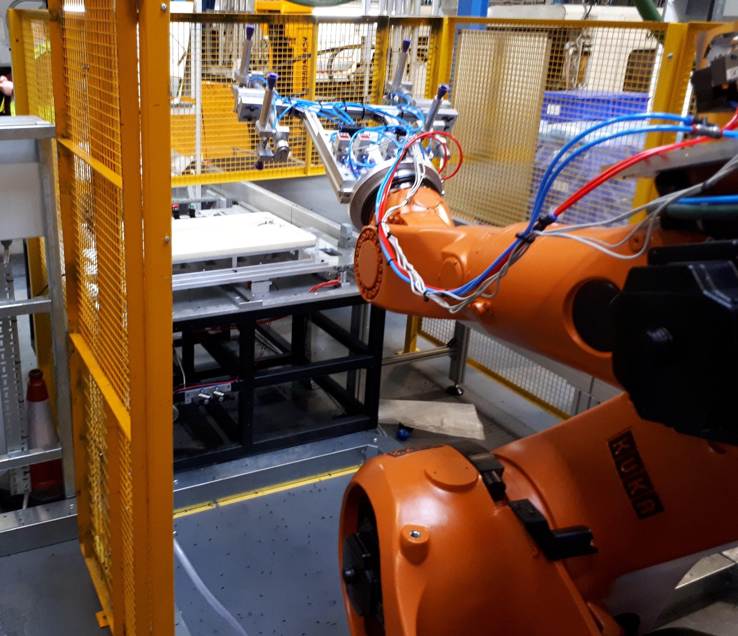 Material handling robot systems